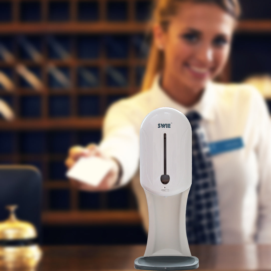Automatic Hand Sanitizer & Soap Dispenser For Counter or Desk.