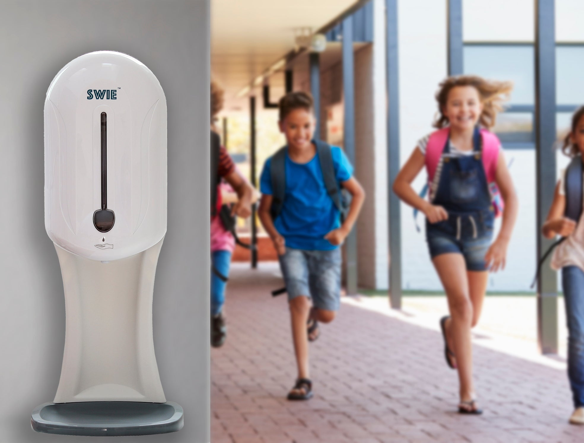Wall Mount Automatic Hand Sanitizer & Soap Dispenser
